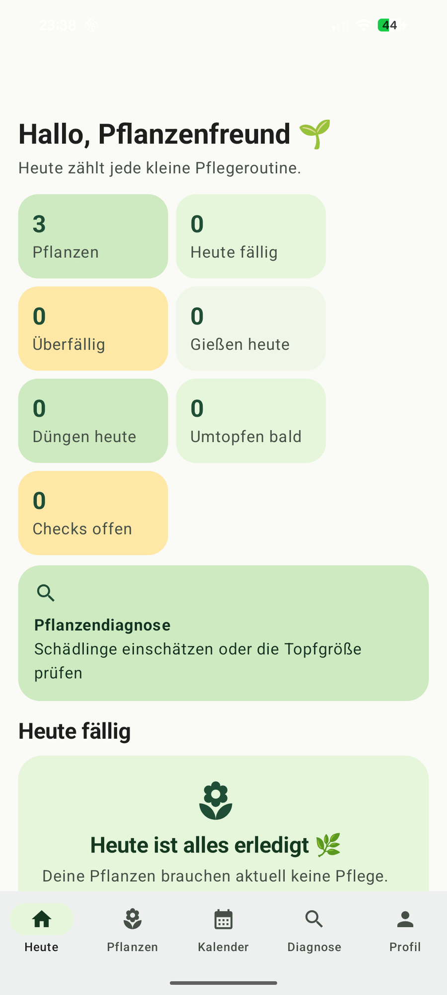 Plant Buddy App Screenshot